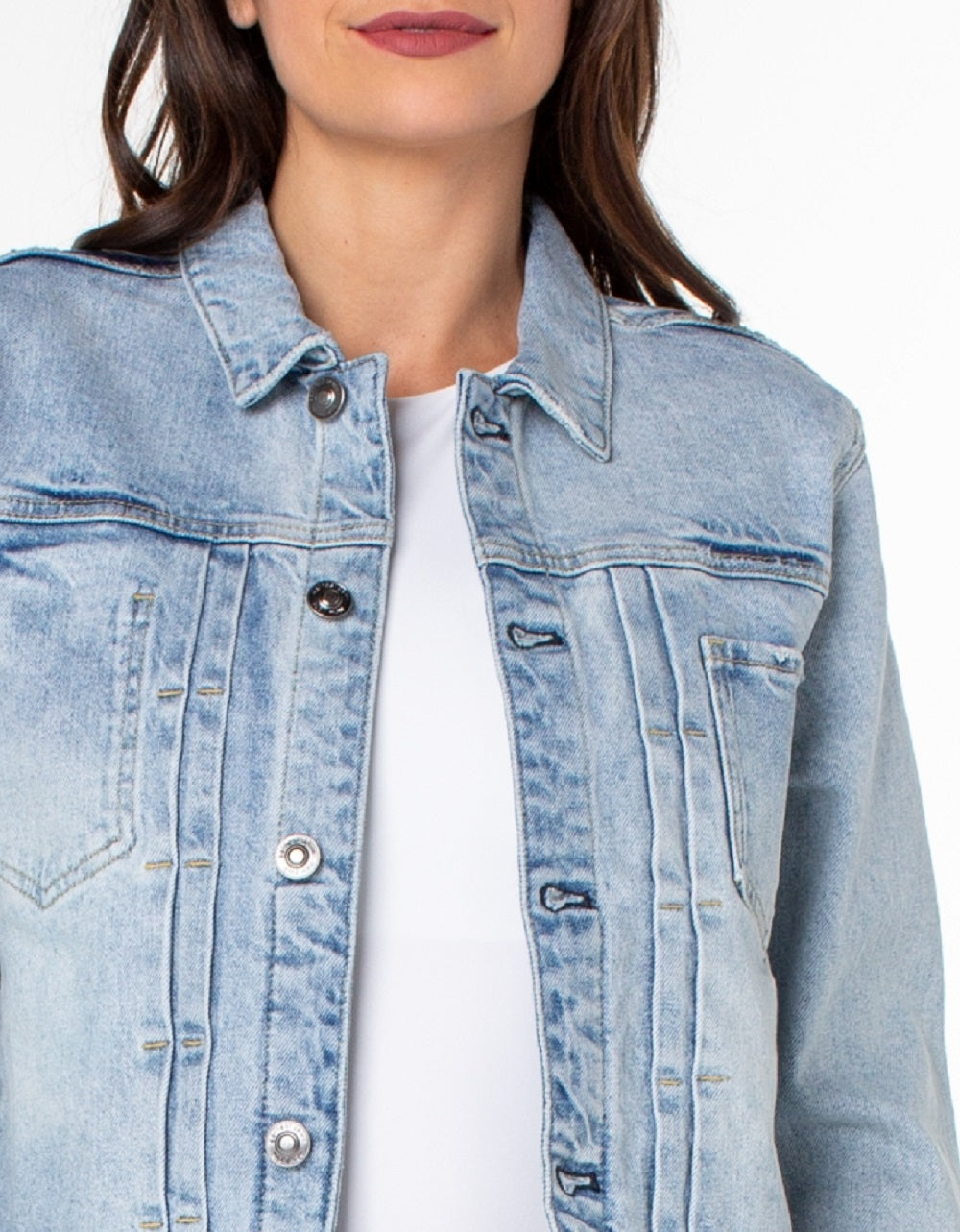 Jaqueta jeans feminina Earnest Sewn azul