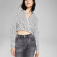 E agora este top curto feminino de algodão sintético, branco, tamanho XX-G
