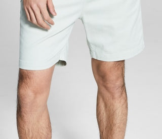 E agora este short masculino de sarja escovada para uso diário, verde, tamanho XX-G