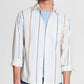E agora esta camisa listrada masculina de corte regular, branca, tamanho XXL
