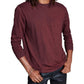 E agora esta camiseta masculina de manga comprida com bolso vermelha