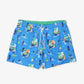 Calção de banho Lacoste Boxer Masculino Estampado em Malha Azul Tamanho P