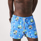 Calção de banho Lacoste Boxer Masculino Estampado em Malha Azul Tamanho P