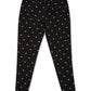 Calça de pijama masculina estampada Lacoste preta tamanho X-G