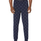 Calça de pijama masculina Lacoste, azul, tamanho grande