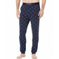 Calça de pijama masculina Lacoste, azul, tamanho grande