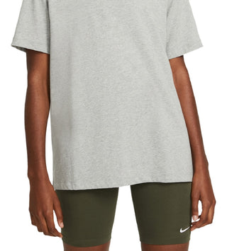 Blusa Nike Essential Oversized Feminina Cinza Tamanho Médio