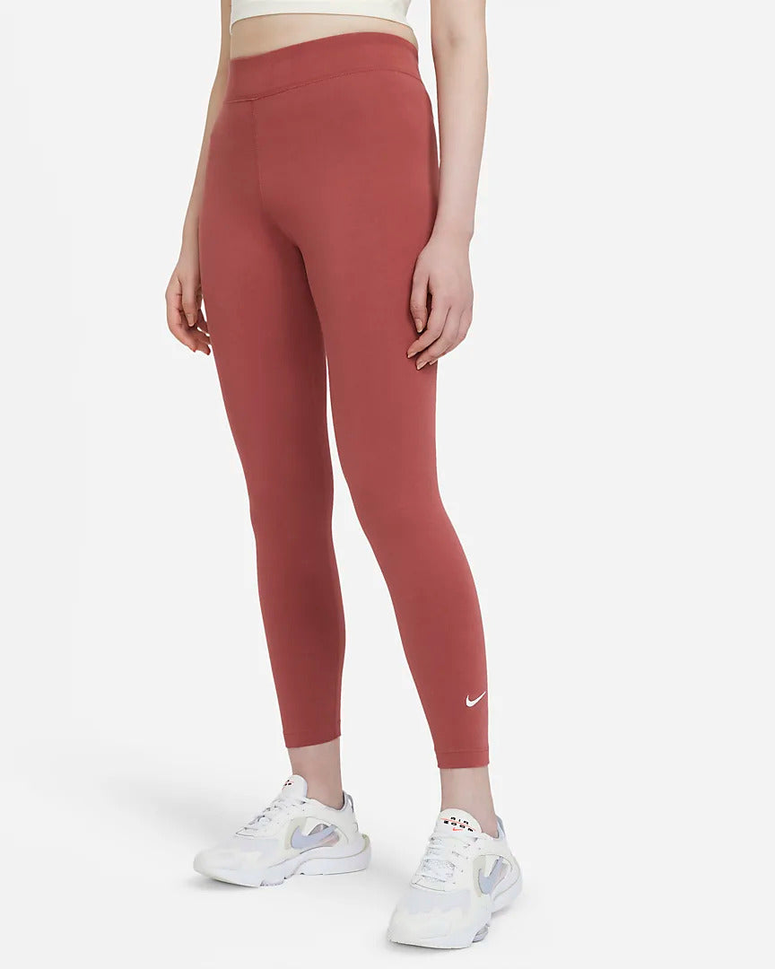 Legging Nike Sportswear Essential Midrise Feminina Rosa Tamanho Médio