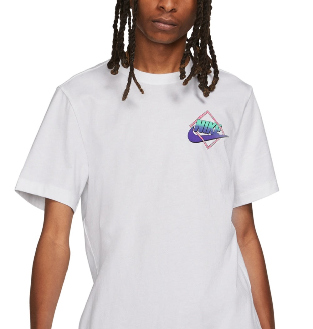 Camiseta Nike Beach Rollerblader Graphic Masculina Branca Tamanho Grande