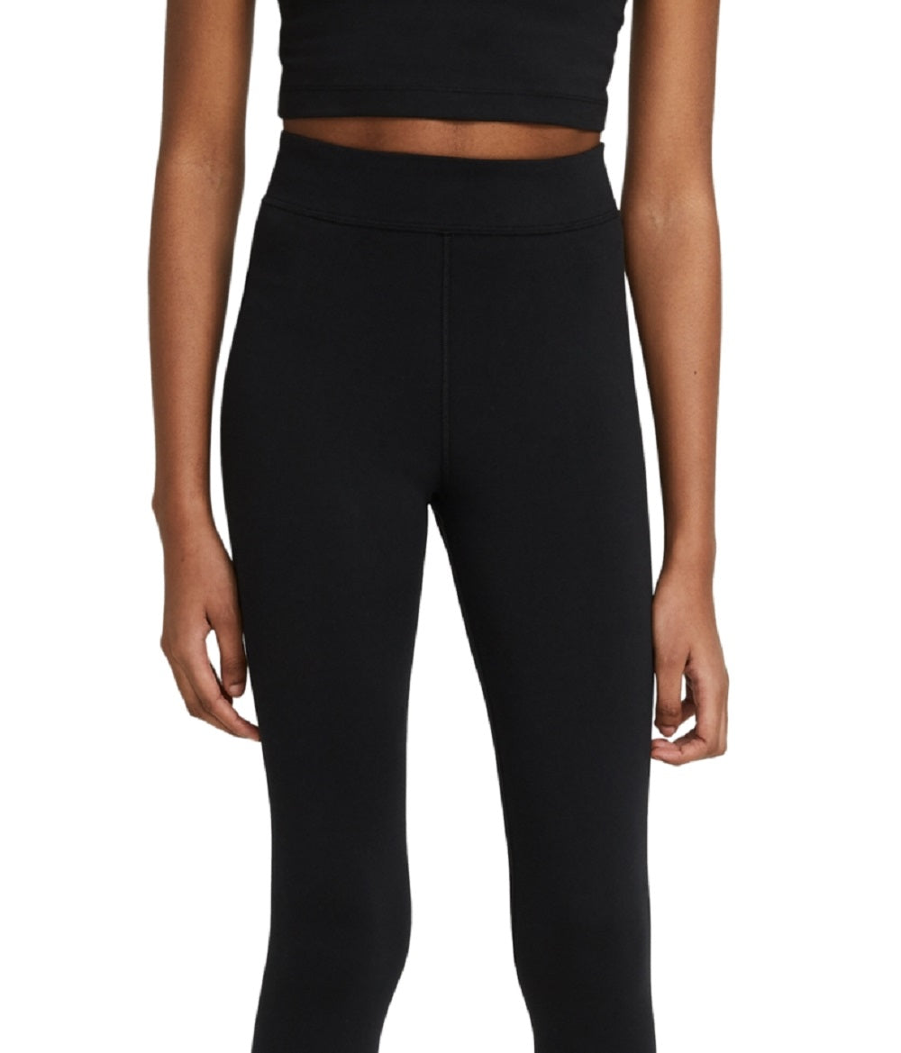 Calça legging Nike Just Do It de cintura alta feminina, preta, tamanho pequeno