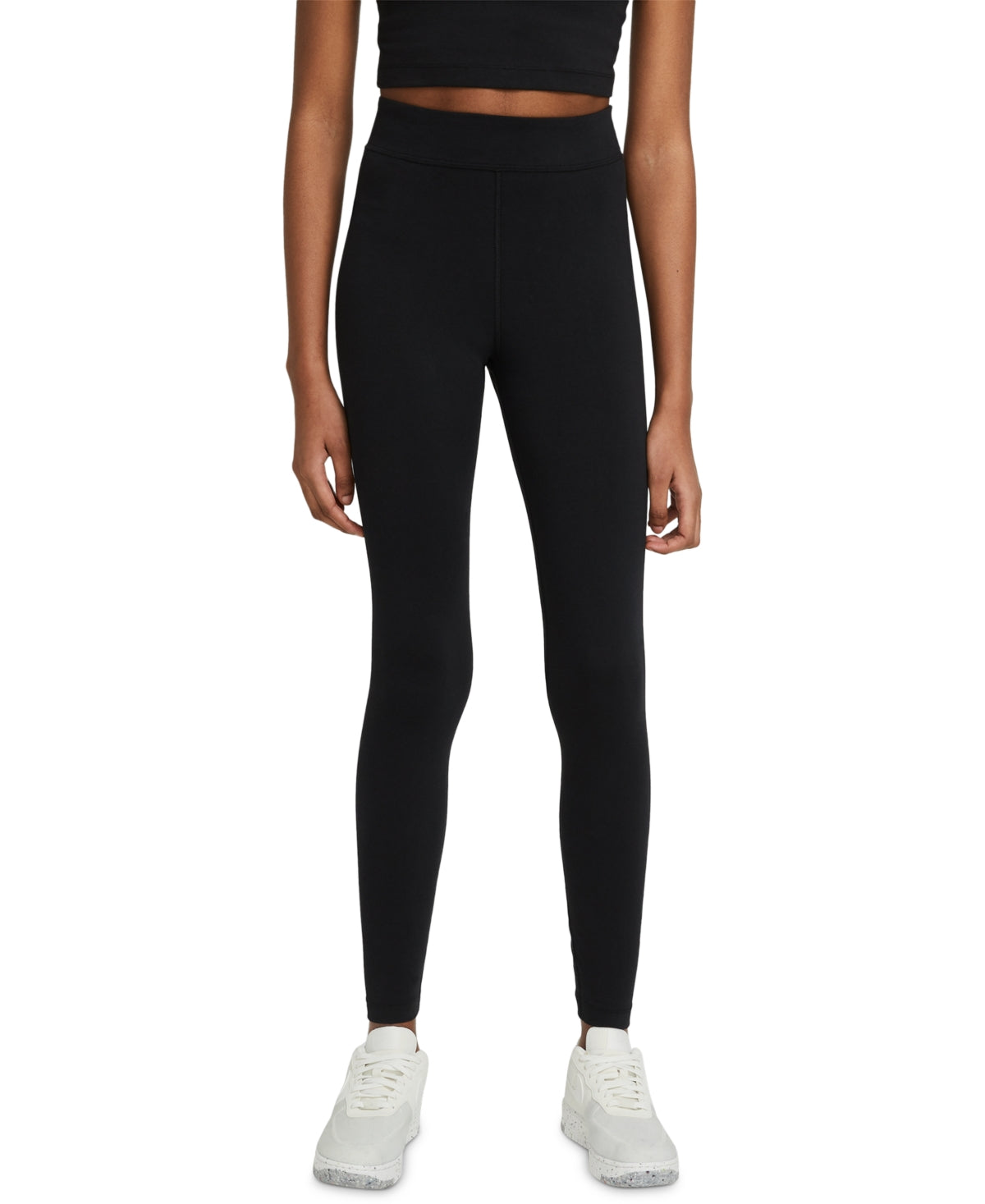 Calça legging Nike Just Do It de cintura alta feminina, preta, tamanho pequeno
