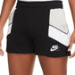 Shorts Nike Feminino Colorblocked Pull On Preto Tamanho Médio