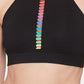 Sutiã Nike Indy Rainbow Ladder Feminino Preto Tamanho Médio