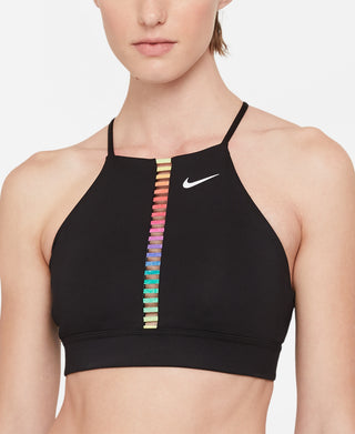 Sutiã Nike Indy Rainbow Ladder Feminino Preto Tamanho Médio