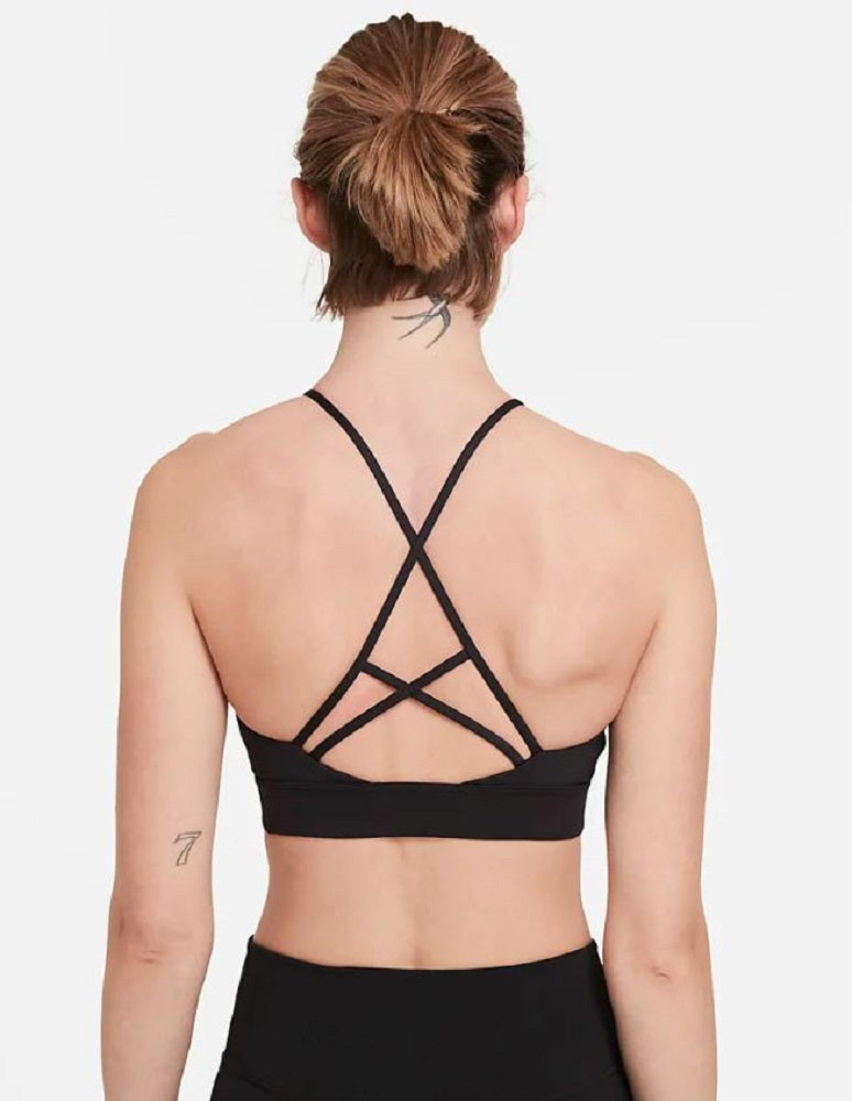 Sutiã Nike Indy Rainbow Ladder HI Feminino Preto Tamanho Grande