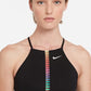 Sutiã Nike Indy Rainbow Ladder HI Feminino Preto Tamanho Grande