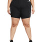 Calções de ciclismo Nike One Rainbow Ladder para mulher, preto, tamanho extragrande