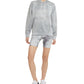 Moletom com capuz Nike Icon Clash feminino cinza, tamanho pequeno