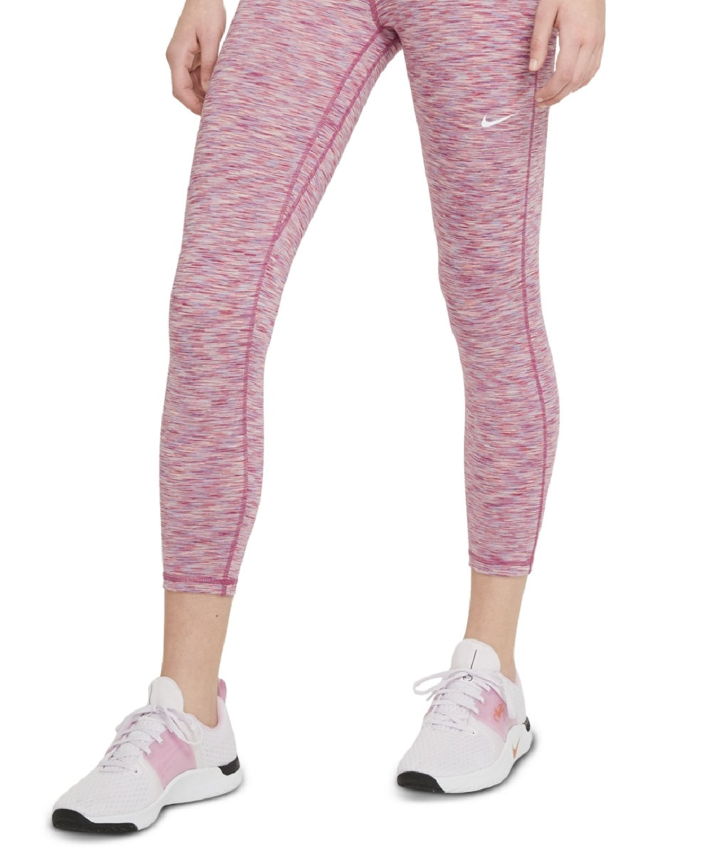 Legging Nike Pro Rainbow Space Dye Cintura Alta 7/8 Feminina Rosa Tamanho GG