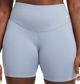 Shorts de ciclismo Nike One Mid Rise feminino, azul, tamanho grande