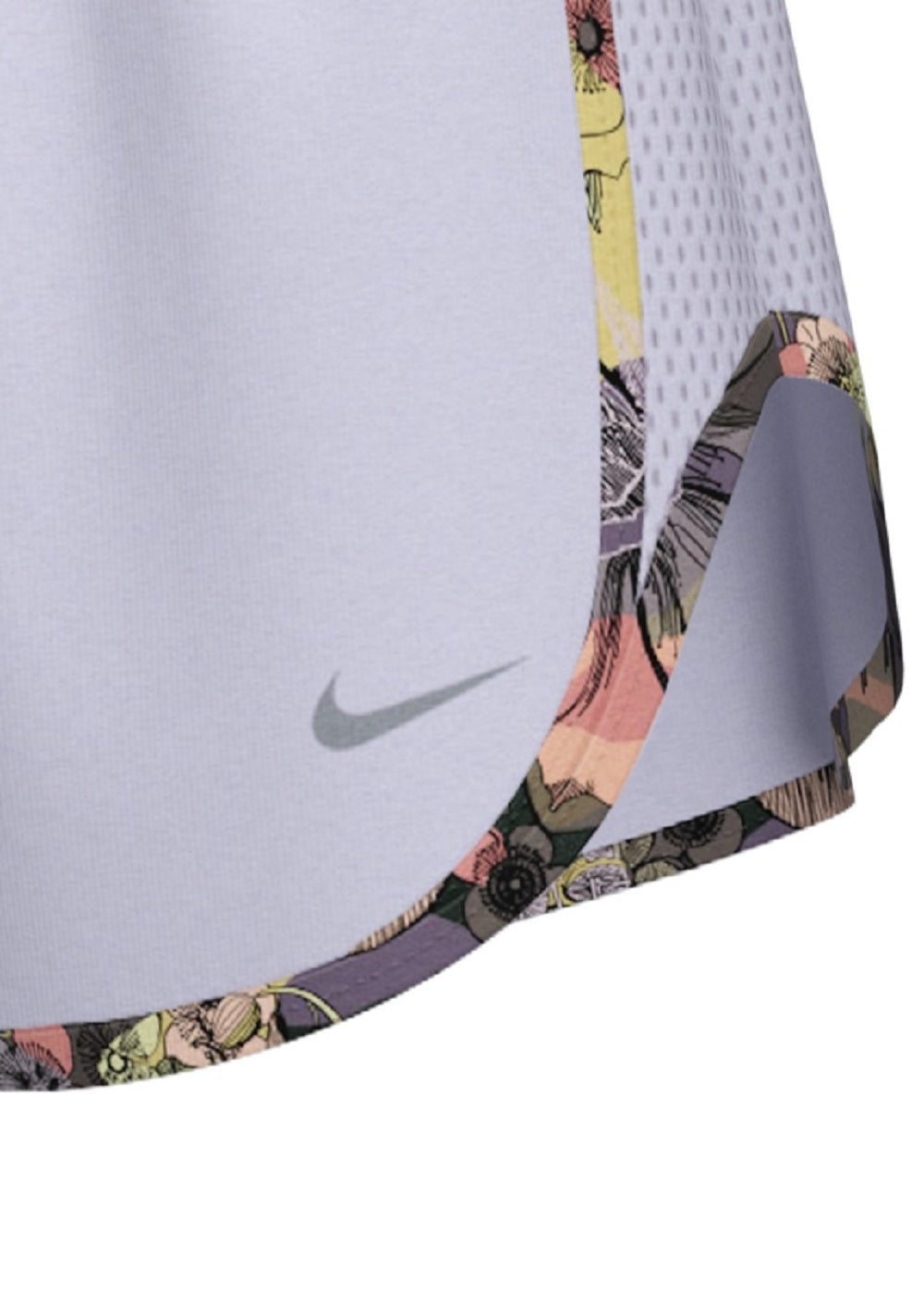 Shorts de corrida Nike Dri Fit Tempo feminino, roxo, tamanho grande