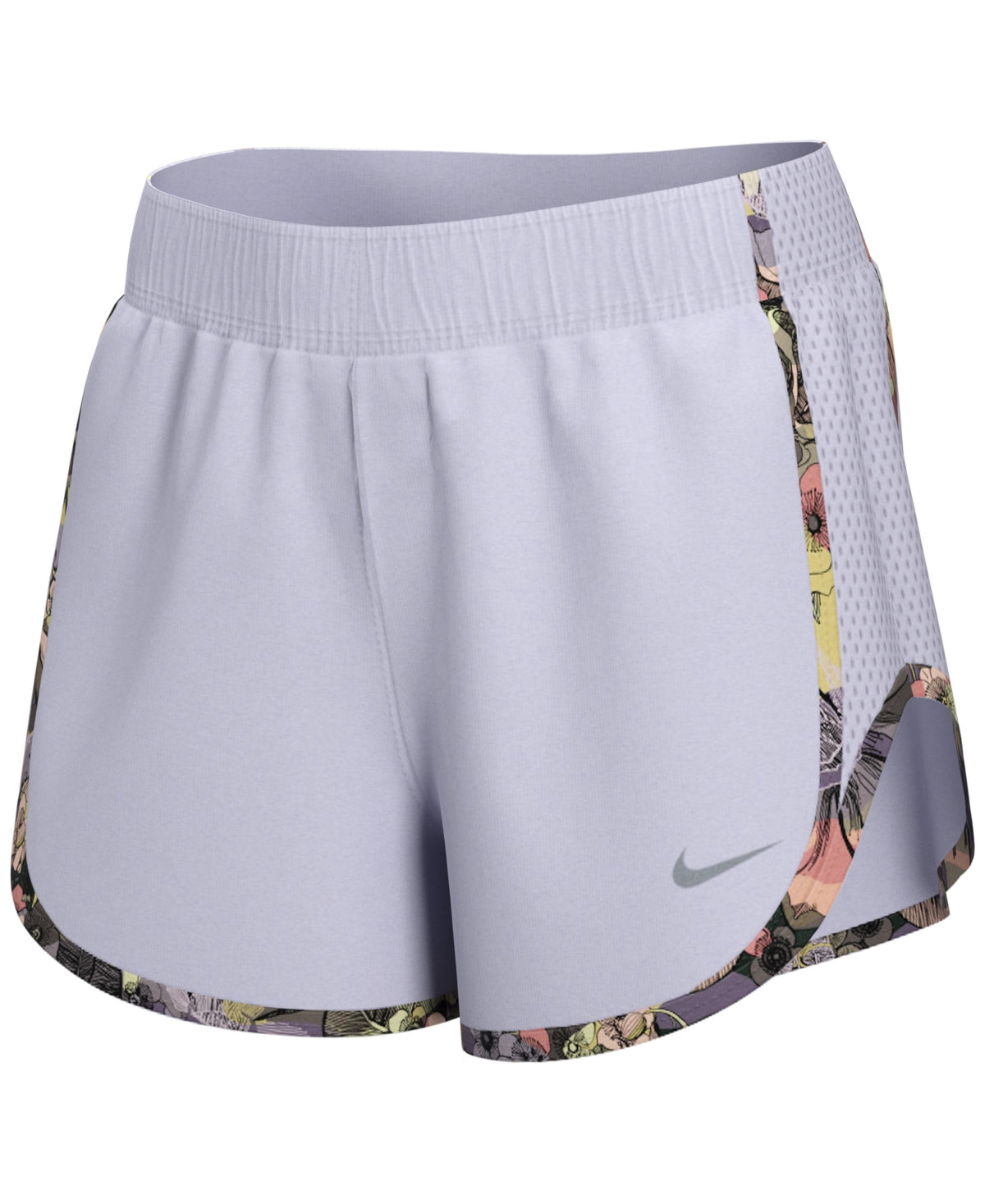 Shorts de corrida Nike Dri Fit Tempo feminino, roxo, tamanho grande