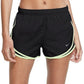 Shorts de corrida Nike Dri Fit Solid Tempo feminino, preto, tamanho extragrande