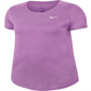 Camiseta de treino Nike Dry Legend feminina roxa tamanho 1X
