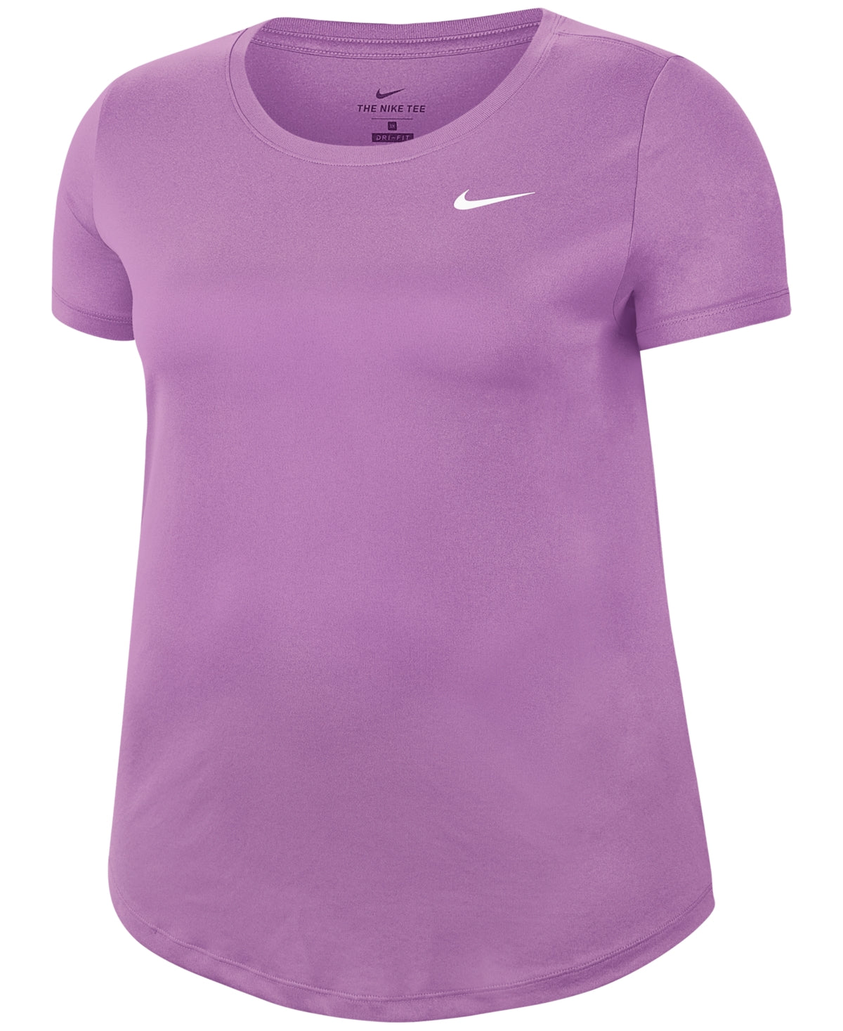 Camiseta de treino Nike Dry Legend feminina, roxa, tamanho 2X