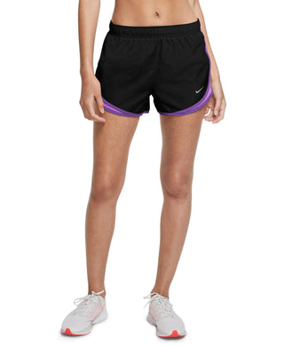 Shorts de corrida Nike Dri Fit Tempo feminino, preto, tamanho pequeno