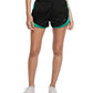 Shorts de corrida Nike Dri Fit Solid Tempo feminino, verde, tamanho pequeno