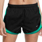 Shorts de corrida Nike Dri Fit Tempo feminino, verde, tamanho grande