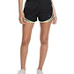 Shorts de corrida Nike Dri Fit Solid Tempo feminino, azul, tamanho XS