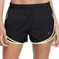 Shorts de corrida Nike Dri Fit Solid Tempo feminino, azul, tamanho XS