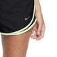 Shorts de corrida Nike Dri Fit Solid Tempo feminino, preto, tamanho extragrande