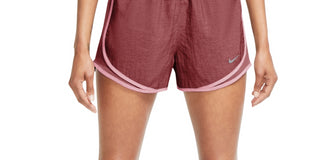 Shorts de corrida Nike Tempo Dry Core feminino marrom, tamanho pequeno