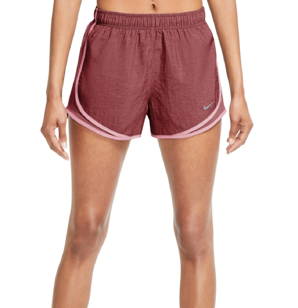 Shorts de corrida Nike Tempo Dry Core feminino rosa tamanho grande