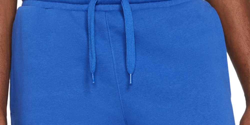 Calções de lã Nike Joga Bonito com cordão e logótipo gráfico, ajuste clássico, azul, tamanho XX-G