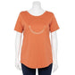 Camiseta Nike Sportswear Icon Clash Graphic Feminina Laranja Tamanho 2X