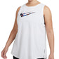 Camiseta regata Nike Stars feminina branca tamanho 2X