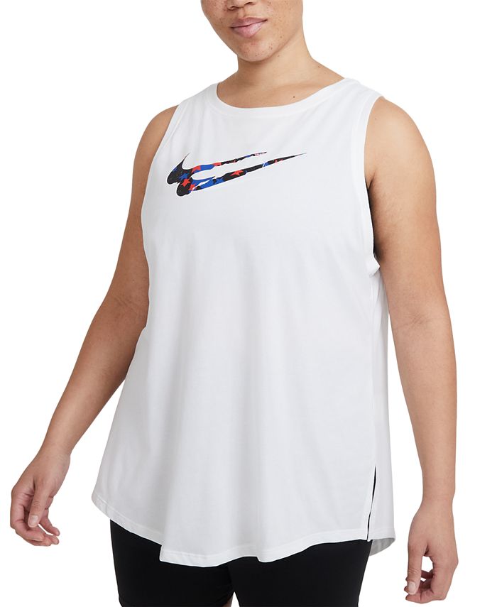 Camiseta regata Nike Stars feminina branca tamanho 2X