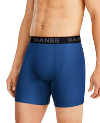 Cuecas boxer Hanes Ultimate Comfortflex Fit para homens, pacote com 4, tamanhos variados, tamanho extragrande
