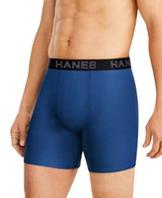 Cuecas boxer Hanes Ultimate Comfortflex Fit para homens, pacote com 4, tamanhos variados, tamanho extragrande