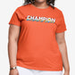 Camiseta Champion Classic Graphic Feminina Laranja Tamanho 1X