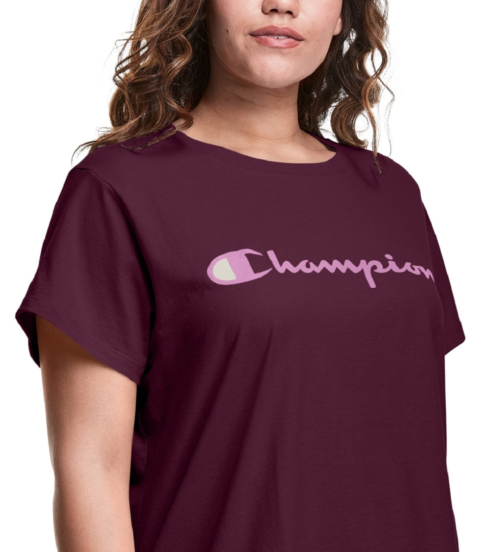 Top Feminino Champion Roxo Tamanho 1X