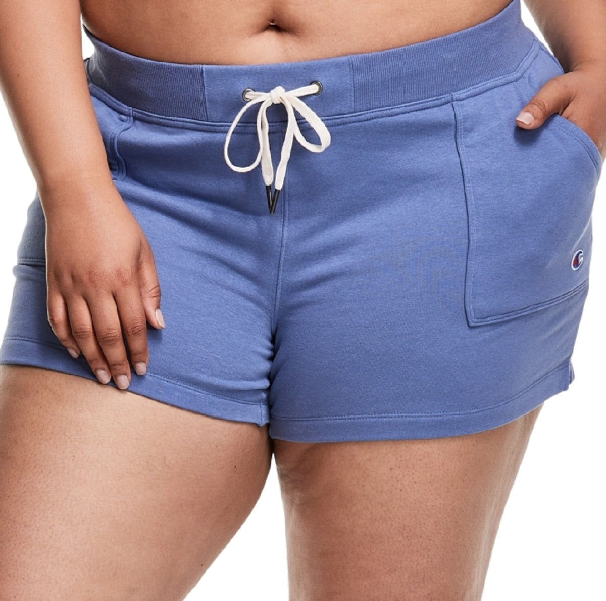 Shorts Champion Campus Solid Feminino Azul Tamanho 3X