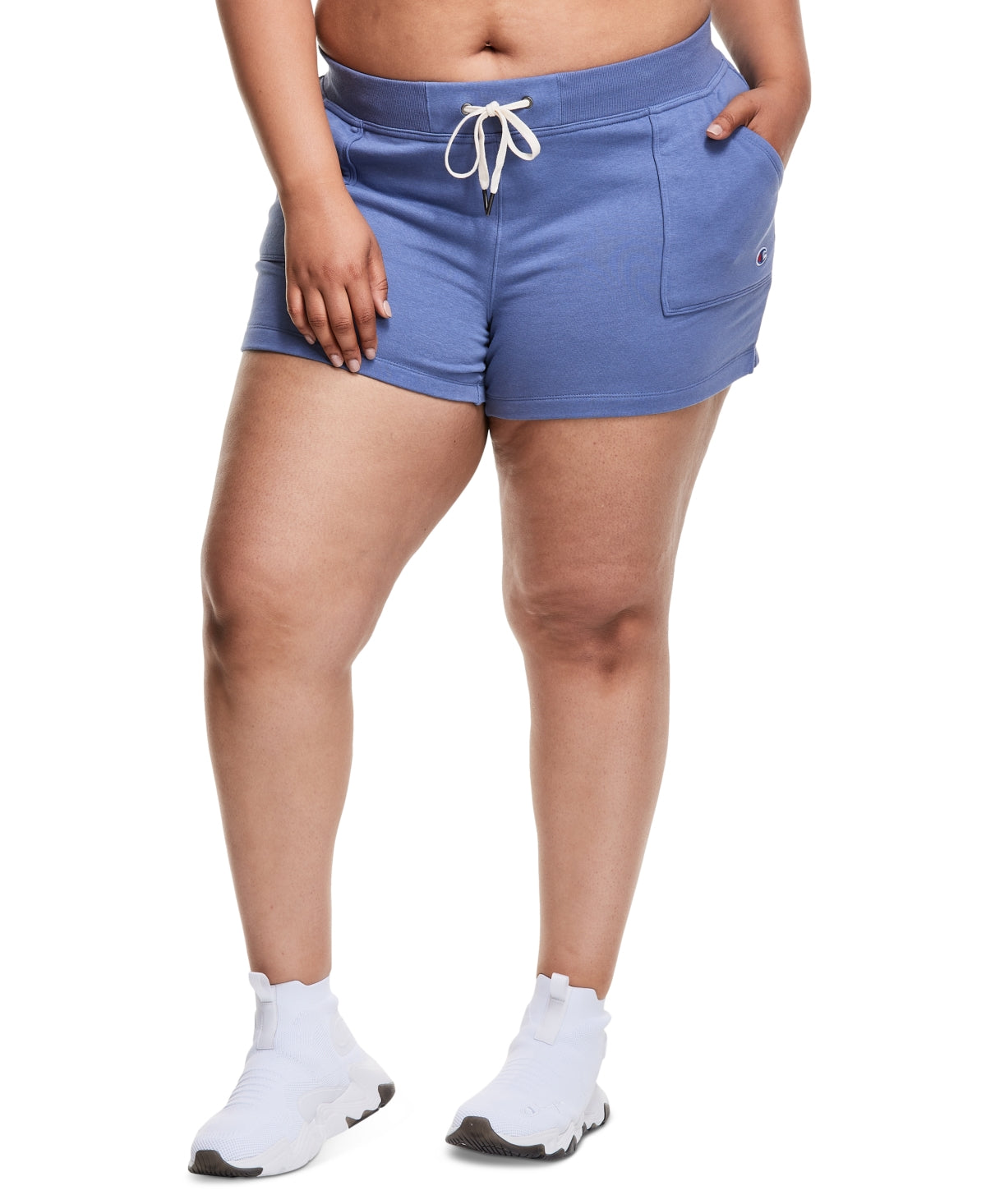 Shorts Champion Campus Solid Feminino Azul Tamanho 3X