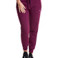 Calça de moletom feminina Champion Powerblend Jogger roxa tamanho X P