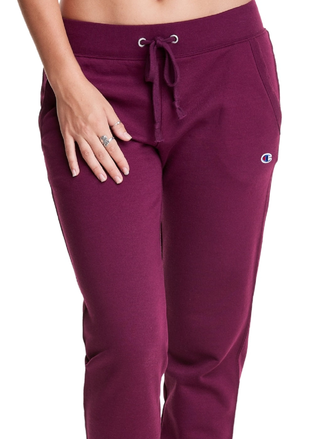 Calça de moletom feminina Champion Powerblend Jogger roxa tamanho XXG