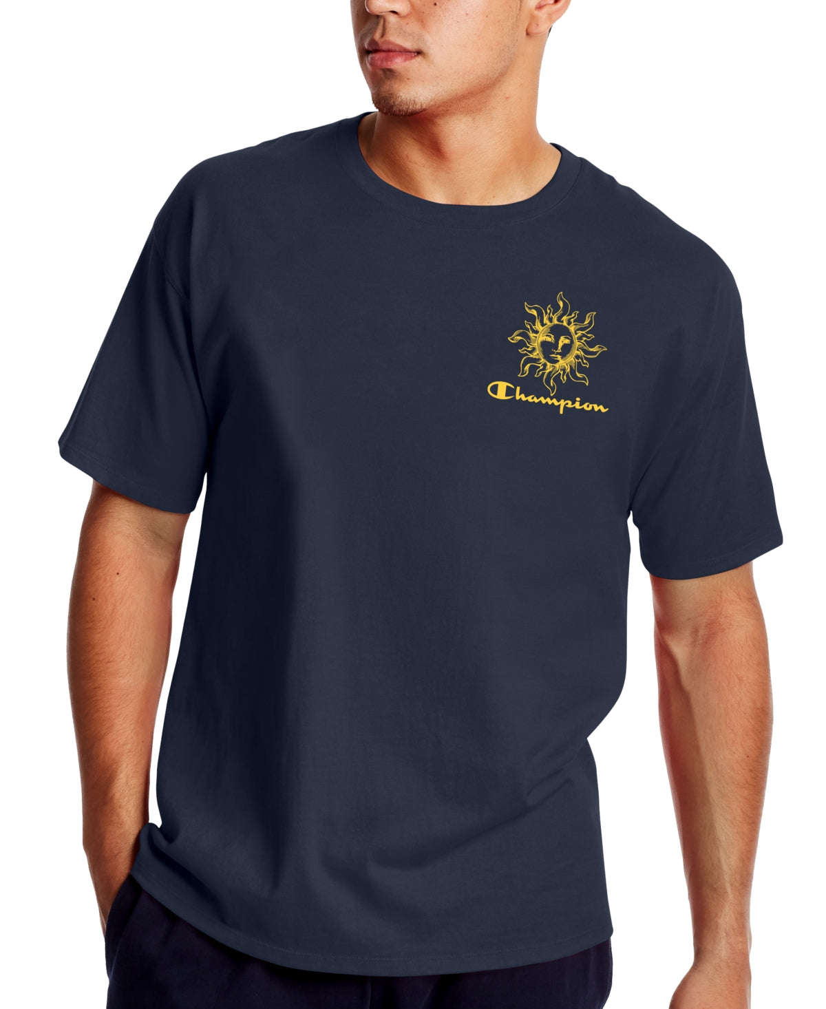 Camiseta Champion Sun Masculina Azul Tamanho X-G